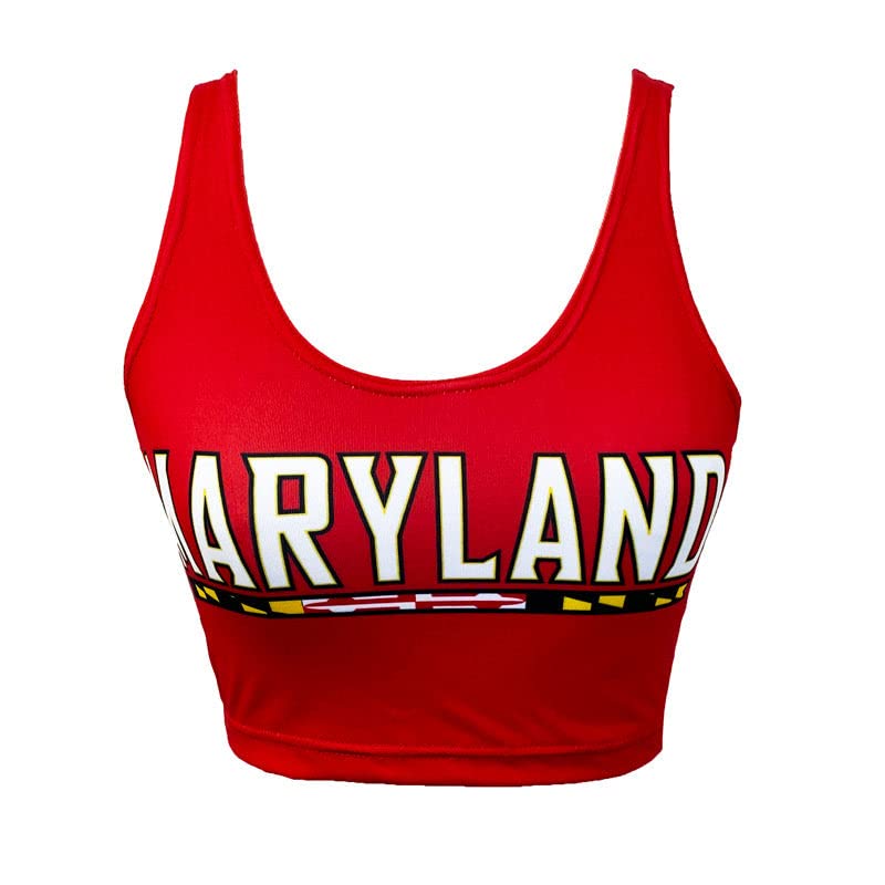 Image of Lojobands Women's College Gameday Outfit Tank Top Tailgate Crop Top One Size Fits Most