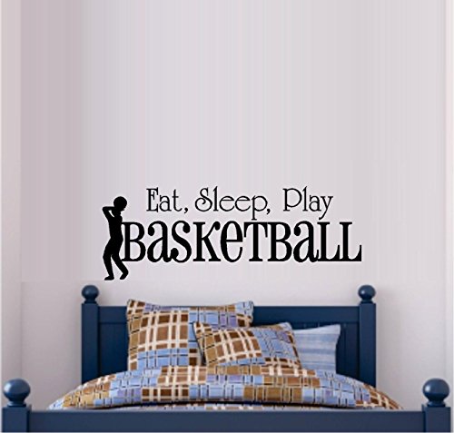 EAT SLEEP PLAY BASKETBALL #1 ~ WALL DECAL, HOME DECOR 9