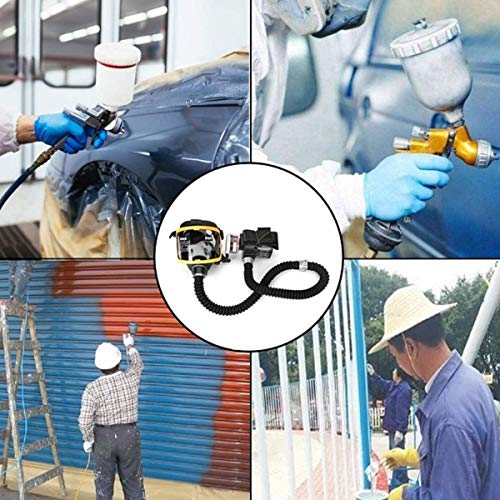 Maschera respiratore ad aria fornita – Filtri elettrici a flusso costante per sabbiatura e lavori di laboratorio
