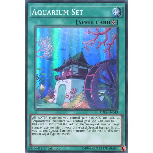 Amazon.com: YuGiOh : DRL2-EN043 1st Ed Aquarium Set Super Rare Card