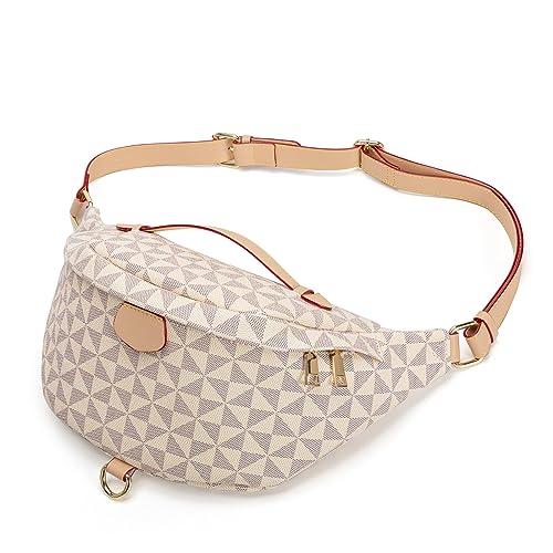 Crossbody Sling Bag Purse for Women,Sling Bag for Women Small Belt Chest Bum Checkered Crossbody bag for Daily Shopping Travel
