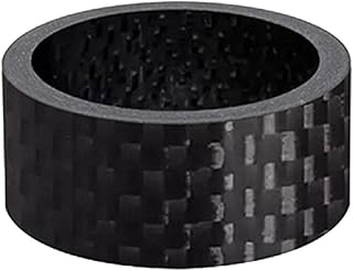 Espaçadores de garfo de fibra de carbono para bicicleta de estrada, anéis de arruela de haste de guidão de bicicleta de estrada, peça de garfo dianteiro, espaçadores de fone de ouvido para bicicleta, espaçador de garfo dianteiro, arruela de garfo de bicicleta