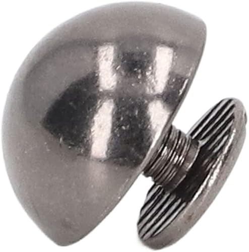 Miniatura 7 de TOPINCN Mushroom Rivets Round Head Shoes Bags Non Rusting Base 100 Decoration Semicircle Leather Leather Skirt Accessories Screws Leathercraft