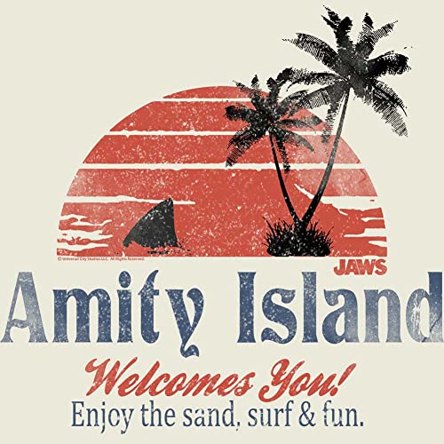 Jaws Amity Island Welcomes You Kelly Green Adult T-Shirt Tee #TOP1