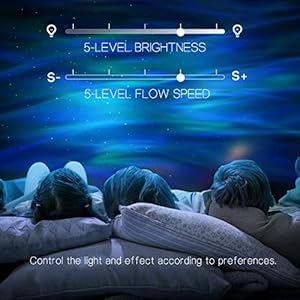 Northern Galaxy Light Aurora Projector with 33 Light Effects, Night Lights LED Star Projector for Bedroom Nebula Lamp, Remote Control, White Noises, Bluetooth Speaker for Parties Northern Galaxy Light Aurora Projector with 33 Light Effects Night Lights LED Star Projector for Bedroom Nebula Lamp Remote Control White Noises Bluetooth Speaker for Parties