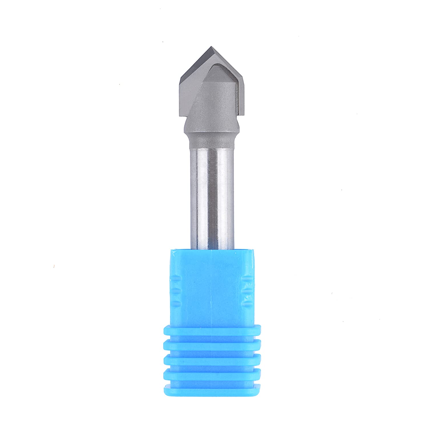 SpeTool Fraise à Chanfreiner a Rainurer en V Diamètre de la Tige 8mm 90 Degrés CNC pour Gravure en V Diamètre de Coupe 12mm Fraise V pour Chanfreiner Graver
