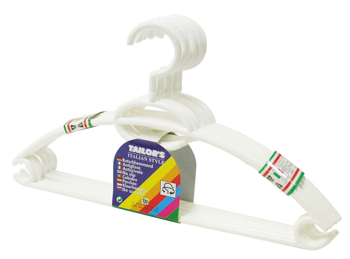 Amazon.co.jp: イタリア製 ハーモニーハンガー 6本組 ホワイト