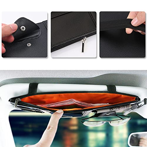 Aturmon 761882272762 2 Packs Car Sun Visor Pocket Organizer thumb #4
