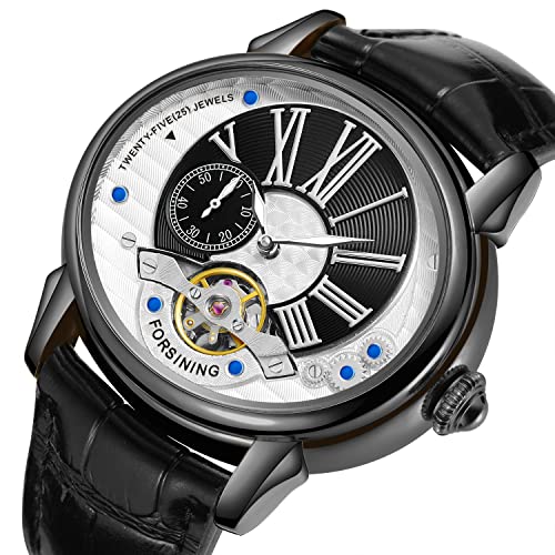 Image of FORSINING Classic Automatic Mechanical Men Wristwatch Military Army Sport Big Roman Number Top Brand Luxury Watch