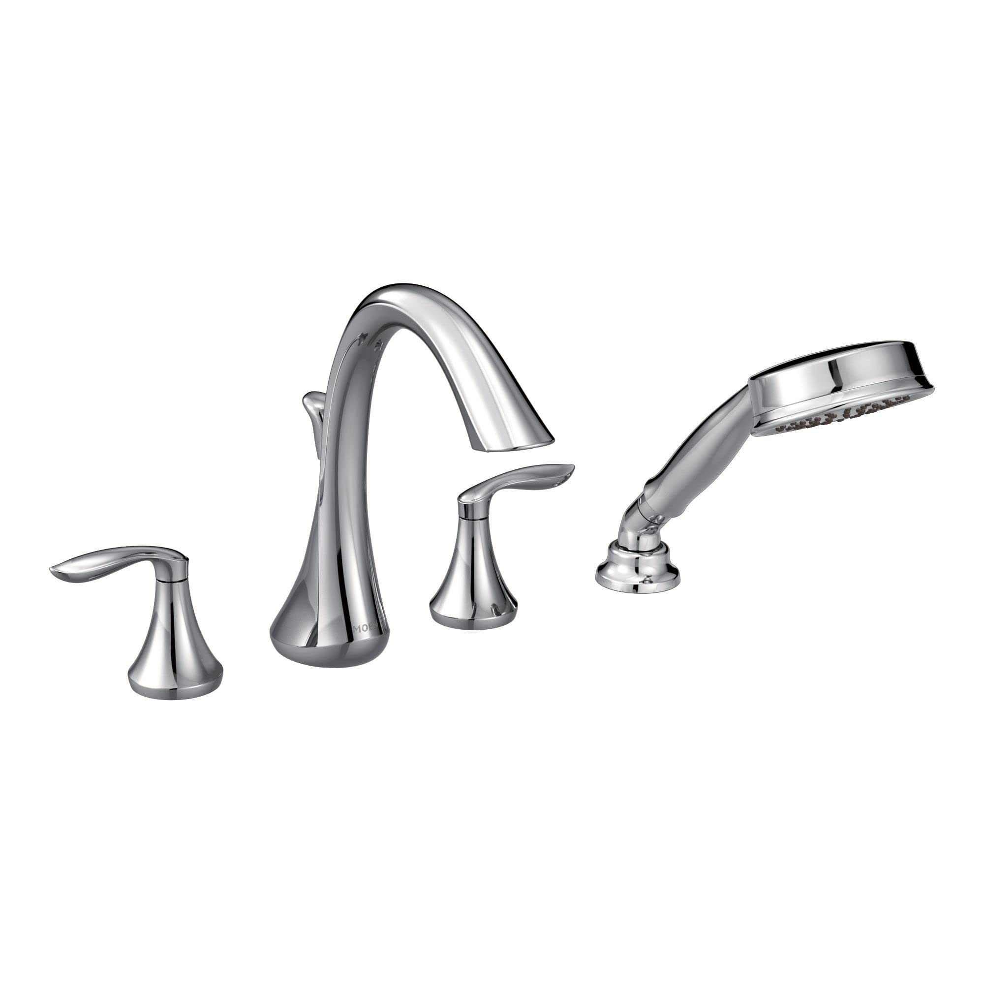 P*r様 69 S&P ベゴニア3点セット　スノーキャップド　ジニー銀河　モーリ Moen T944 EVA Two-Handle Deck Mount Roman Tub Faucet Trim Kit