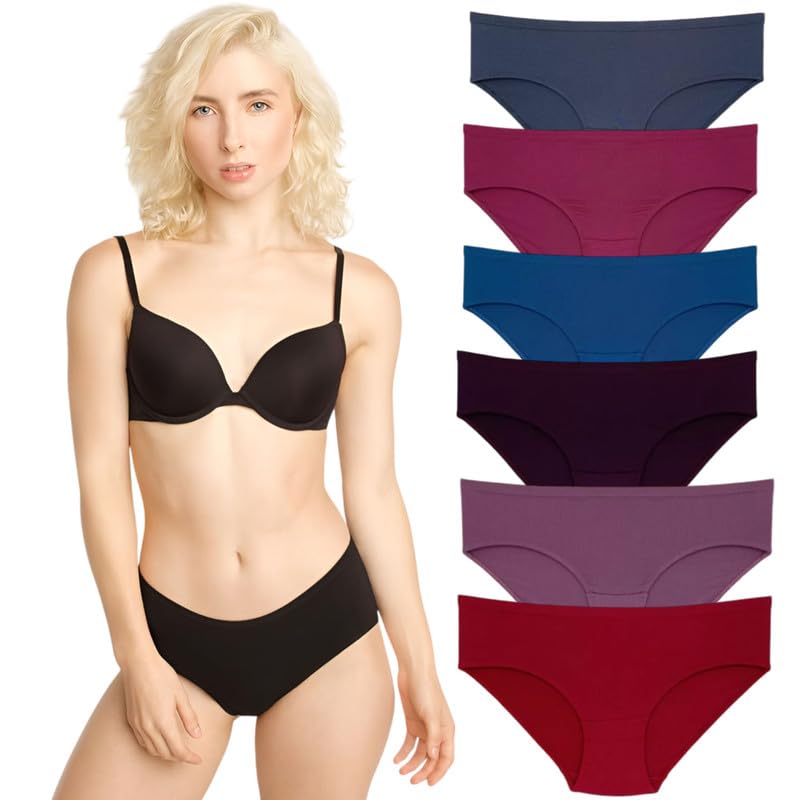 ck innerwear Women's Cotton Underwear Breathable Hipster Panties Multicolored-picture-25