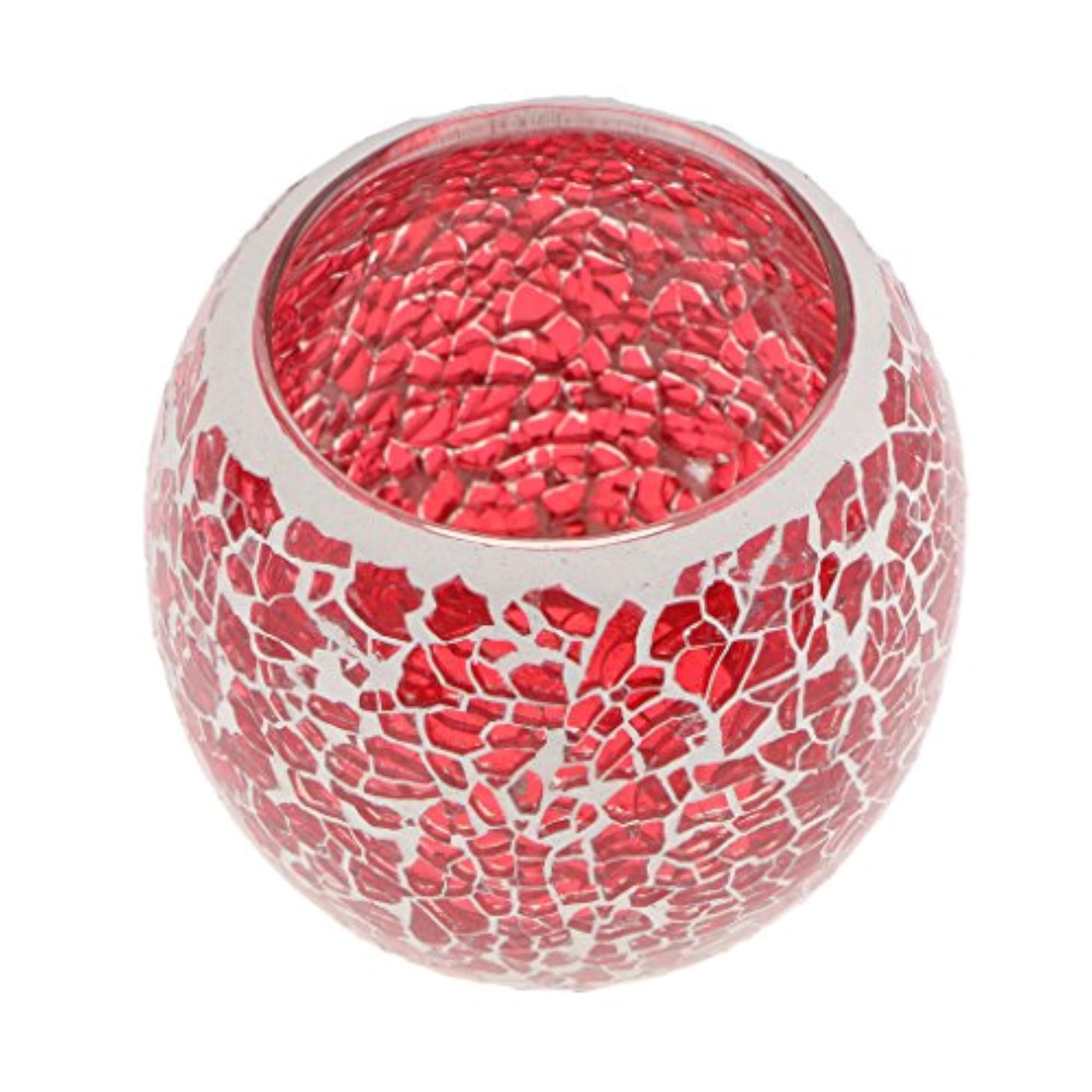 Moroccan Mosaic Glass Votive Candle Holder