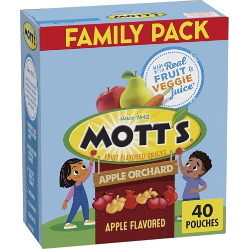 Mott's Apple Orchard Fruit Flavored Snacks, 40 pouches