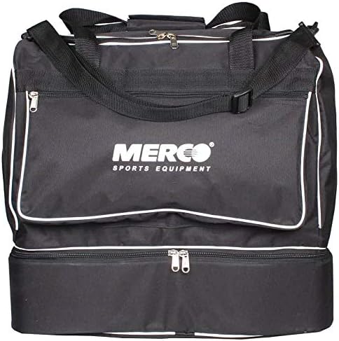 Merco Football bag double bottom colour: black