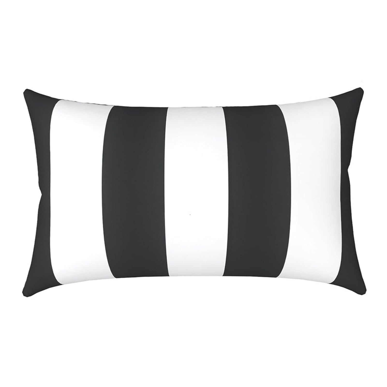 Buxuaaaa Black Stripes Decorative Patios Pillow Elastics Band Water Proof Outdoor Cushions For Poolsides Chair Backrest Lumbar Shell Pillow
