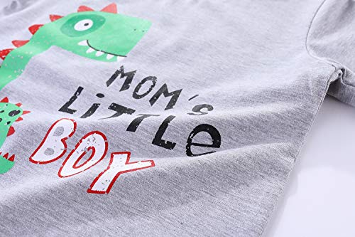 Image of LittleSpring Boys Summer 2piece Outfits Short Sleeve T-Shirt and Shorts Set