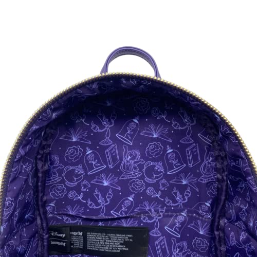 Loungefly Beauty and the beast Scene Triple Pocket Double Strap Shoulder Bag by Loungefly - Used condition - Image 8