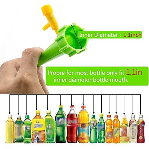 12PCS Automatic Irrigation Drippers with Slow Release Vacation Plant Self Watering Spikes Device Drip Irrigation System with Adjustable Control Valve Switch Design for Garden Plants Indoor Outdoor - Image 5