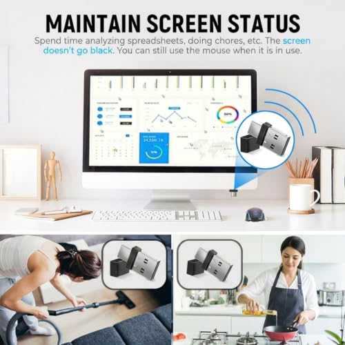 Image of Verilux 2 in 1 USB A and USB C Undetectable Mouse Mover Jiggler