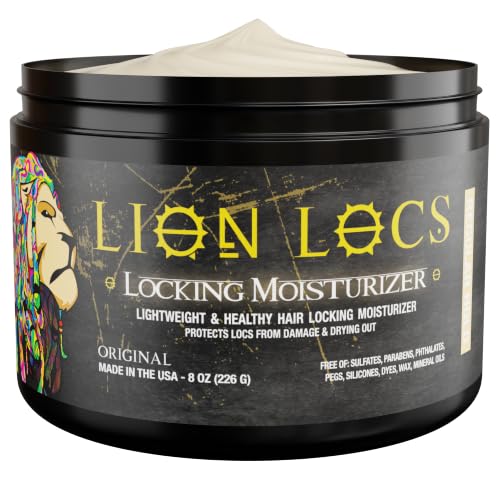 Lion Locs Dreadlock Locking Gel for Retwists, Braids | No Buildup