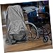 HAPINARY Elderly Scooter Cover Wheelchair Protector Easy to Install Sun Grey for Seniors Mobility