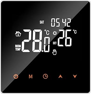 Tuya Smart Home Temperaturregler WIFI Warmen Boden Thermostat for Elektrische Heizung Temperatur Controller Gas(16A WIFI WHITE)