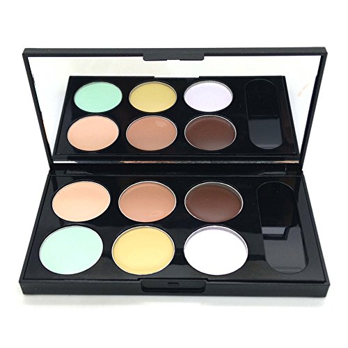 Ucanbe Cosmetic Professinal 6 Color Concealer Camouflage Makeup Palette/contour Smooth Face Foundation#3
