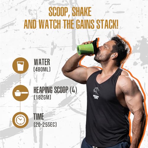 Image of BeastLife High Protein Mass /Weight Gainer | 2.5 KG | Strawberry Banana | NABL LAB Tested | For Muscle Gain & Fast Growth | Cereal-Based Formula, No Maltodextrin | India's #1 Cereal Based Bulk Gainer