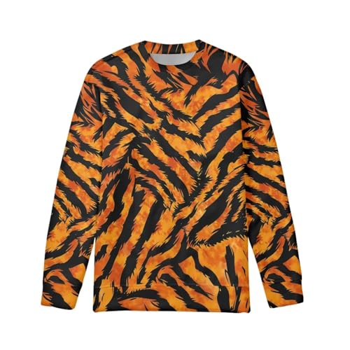 Boys Girls Crewneck Sweatshirt Fall Casual Long Sleeve Pullover For Kids