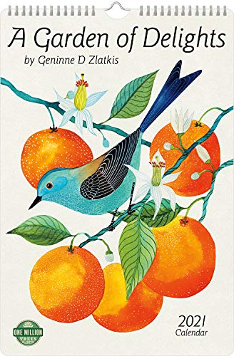 Geninne Zlatkis 2021 Poster Art Wall Calendar (10.75