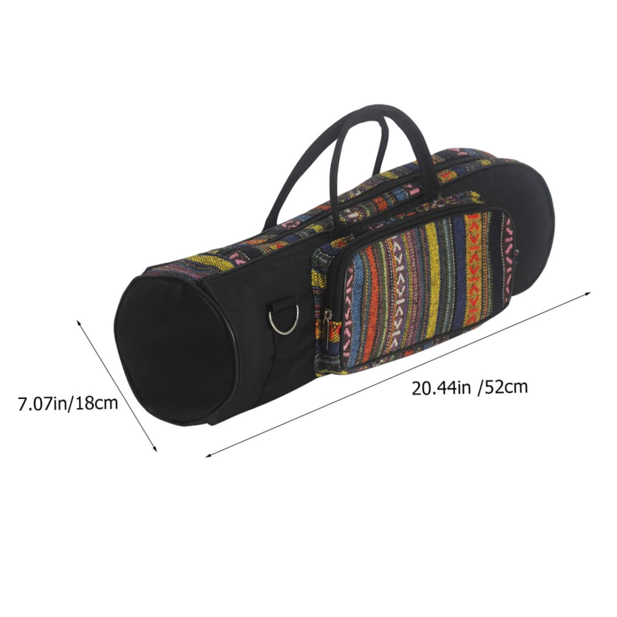 ifundom Bolsa de Almacenamiento para Trompeta Bolsa de Transporte Étnica para Instrumentos Musicales de Oxford para Guardar Trompeta