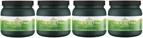 Swanson Certified Organic Oat Bran Fiber 8 oz (227 g) Pwdr, 4