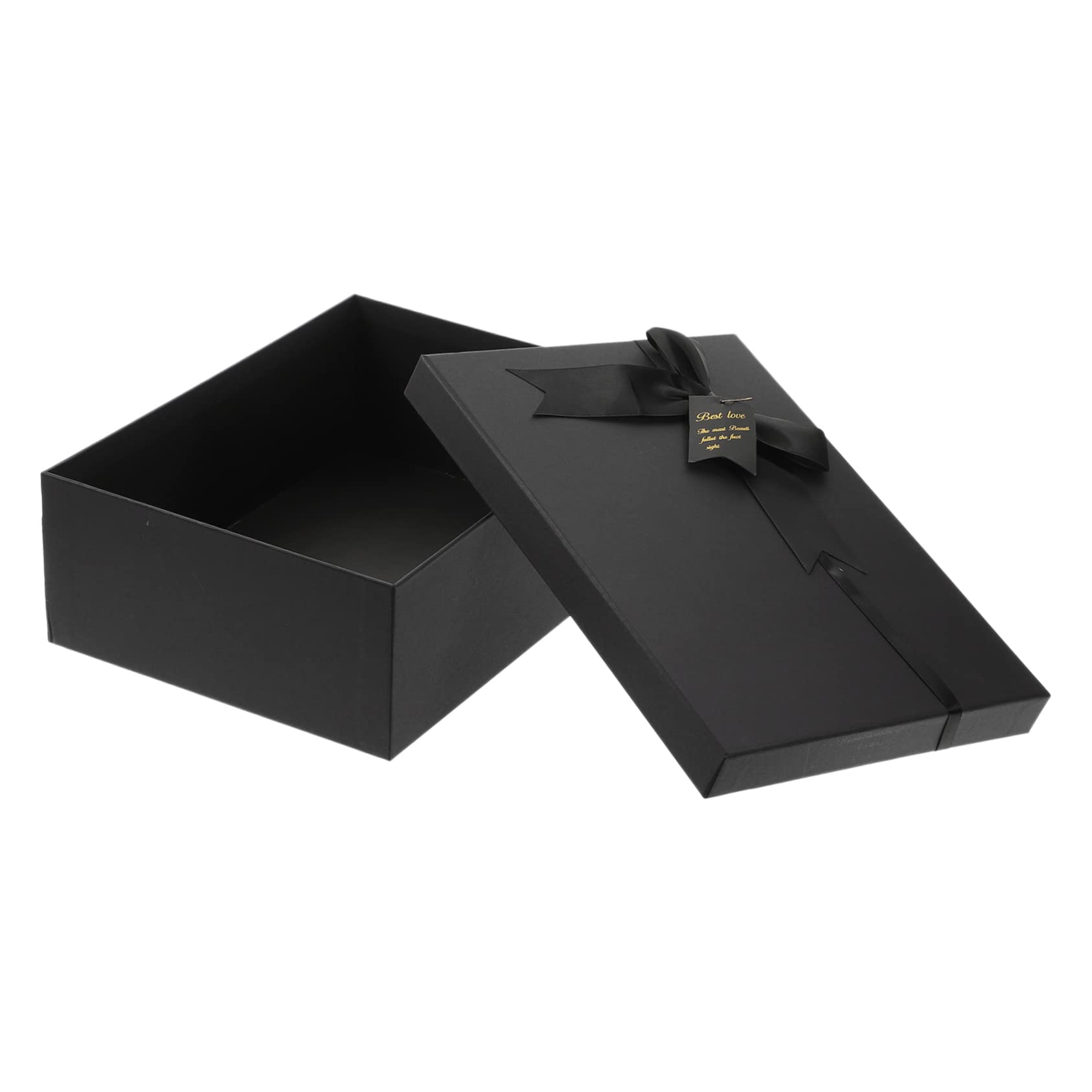 Healeved 2stücke Geschenkbox Aus Hochwertigem Kraftpapier Elegant Mit Schleife Für Verschiedene Anlässe Robuste Und Langlebige Verpackung Für Kosmetik Und Kleine
