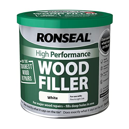 Ronseal High Performance Wood Filler - White 550g
