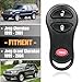 Boxonly Replacement Keyless Entry Remote Car Key Fob GQ43VT9T 315MHz 3 Button for 1999 2000 2001 Cherokee,1999 2000 2001 2002 2003 2004 Jeep Grand Cherokee
