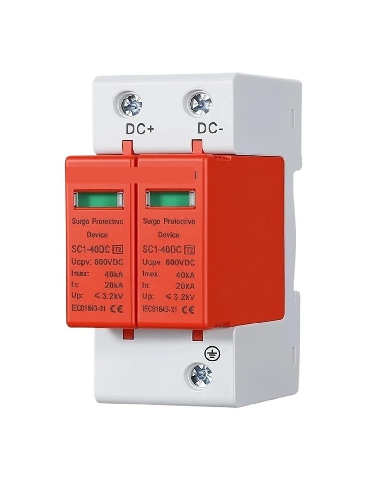 fotovoltaico solare del dispositivo protettivo 20KA 40KA di impulso di CC