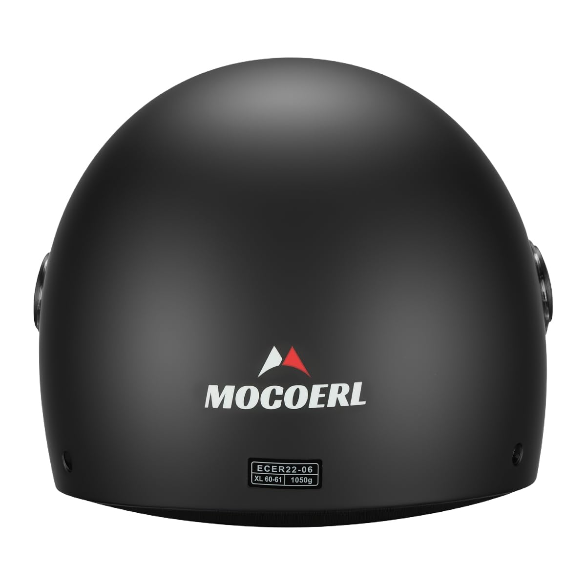 Casco de Moto Jet para Adultos, Visera Transparente, Casco de Moto para Hombres y Mujeres para Ciclomotor Cruiser Bobber y Chopper, Homologado ECE2206, Casco Retro 3/4