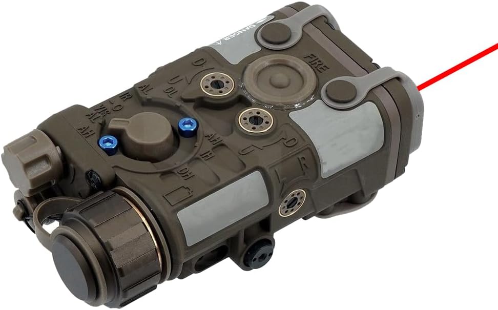 NGAL/MKII Aiming Laser Sight Box - IR Illuminated & Visible Red/Green Laser, Precision Zero Retention, Forged 6061 Aluminum Housing, Splash Resistant, Picatinny Mount Compatible