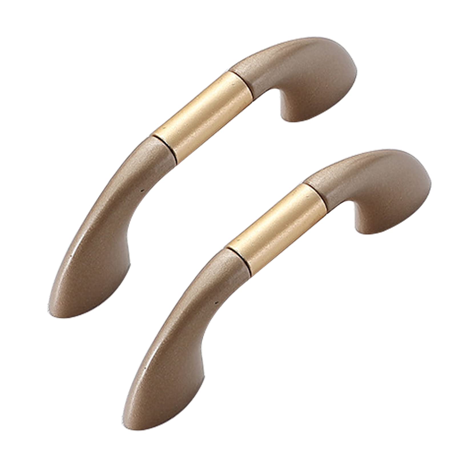 Niusabou D Bow Pulls Oor Handles, Cupboar Drawer Bathroom Handles & Knobs 2-Pack Euro Bow Oor Pulls Froste Zinc, 64-256Mm(Hole Istance 64Mm)
