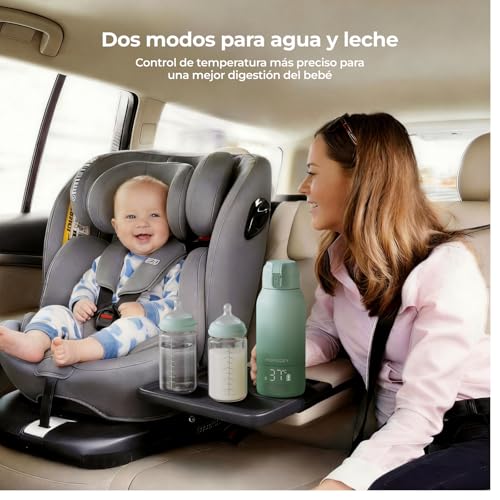 Miniatura 9 de Momcozy Mw05 Calienta Biberones Portátil, 500 Ml, 24 Usos Por Carga