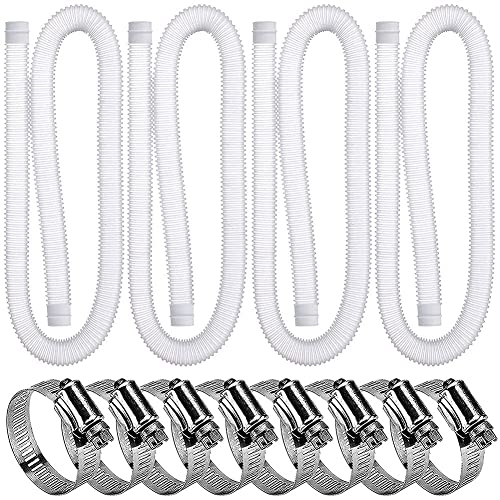 Socueny Pack de 4 mangueras de repuesto para piscinas de 1,25 mm de diámetro