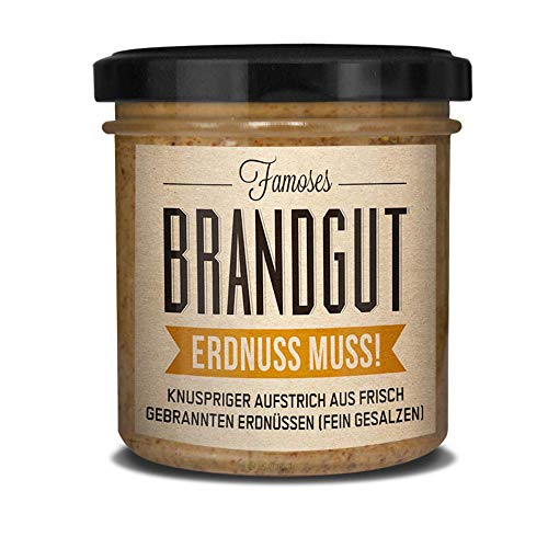 Brandgut Erdnuss Muss! veganer Brotaufstrich aus gebrannten Erdnüssen Cover
