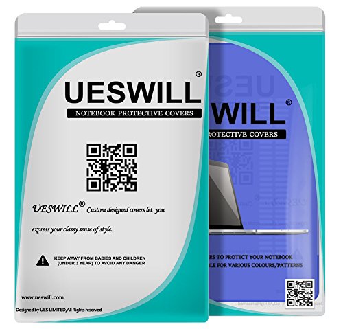 Ueswill Compatible With Glossy Crystal Clear Hard Shell Case Cover For Macbook Pro 13 Inch With Retina Display No Cd-Rom (Model A1502/A1425, Version Early 2015/2014/2013/Late 2012), Royal Blue #TOP7