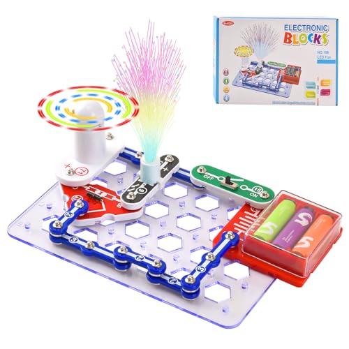 Kit e esperimenti di scienze : con questo kit esperimenti per imparare l'elettricità, i bambini possono concentrarsi sul divertimento dell'esplorazione e della scoperta invece di diventare dipendenti da cellulari, computer e giochi. Aumenta la fiducia scientifica del bambino con esperimenti divertenti che incoraggiano la pratica, il pensiero e la creatività.