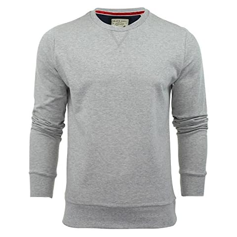 Brave Soul Men's Long Sleeve Sweatshirt in Grey Cover