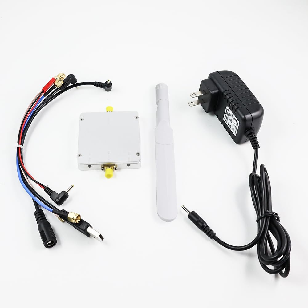 EP-AB015 Amplificatore di segnale wireless RC 2,4 GHz e 5,8 GHz Dual Band 4000 mW 36 dBm Amplificatore di segnale WiFi Amplificatore di segnale wireless per drone, UAV, telecamera IP