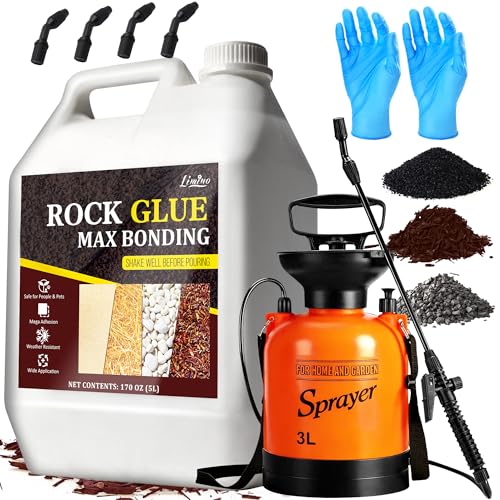 Rock Glue for Landscaping Pump Sprayer - 1.3 Gal Ready to