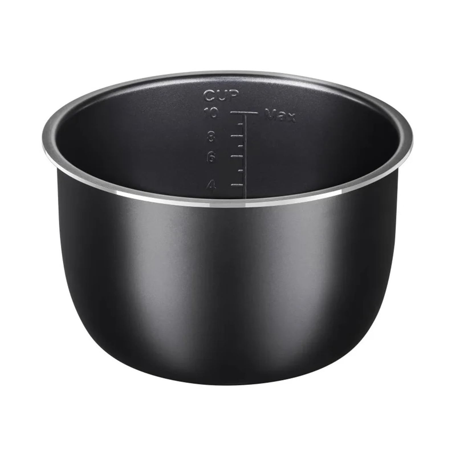 Elektrischer Schnellkochtopf-Einsatz, 6 L, Antihaft-Reistopf, Gallenschwarzer Kristall, Innenzubehör, Teile, Nur Kochen, Anzug, Topf-Innenauskleidung, Reiskocher-Innentopf