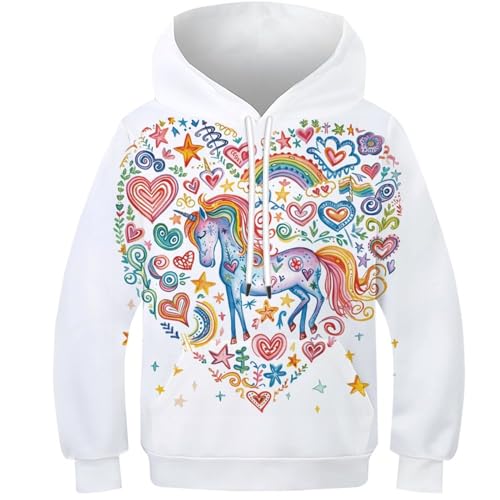 Sweat-shirt à capuche loup imprimé 3D : cadeau enfant
