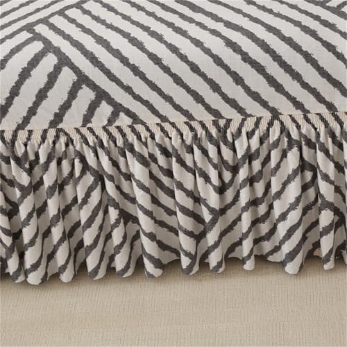 Housse de canapé imprimée extensible et ajustée pour salon moderne - 7